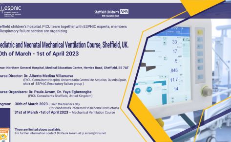 Paediatric and Neonatal Mechanical Ventilation Course